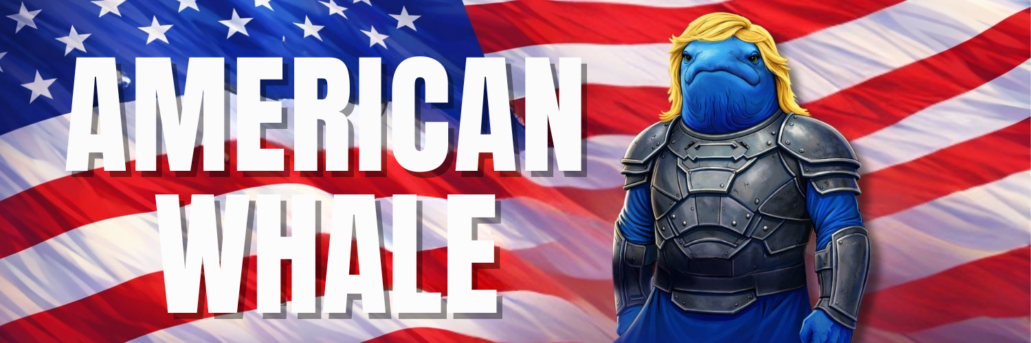 American Whale Banner
